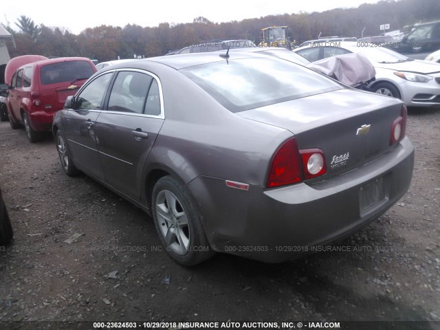 1G1ZB5E16BF178441 - 2011 CHEVROLET MALIBU LS 灰色 照片 3