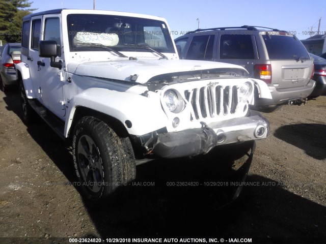 1C4BJWEG6HL504304 - 2017 JEEP WRANGLER UNLIMITE SAHARA WHITE photo 6