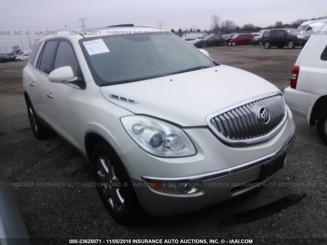 5GALRBED5AJ253712 - 2010 BUICK ENCLAVE CXL WHITE photo 1