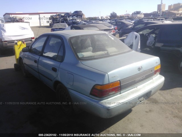 1NXAE09B8RZ222670 - 1994 TOYOTA COROLLA LE/DX Light Blue photo 3