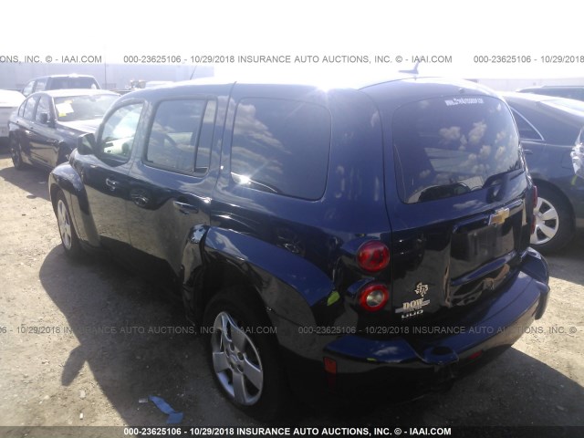 3GNCA13B59S597138 - 2009 CHEVROLET HHR LS Azul foto 3