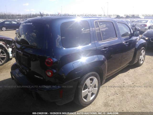 3GNCA13B59S597138 - 2009 CHEVROLET HHR LS Azul foto 4