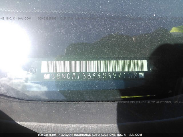 3GNCA13B59S597138 - 2009 CHEVROLET HHR LS Azul foto 9