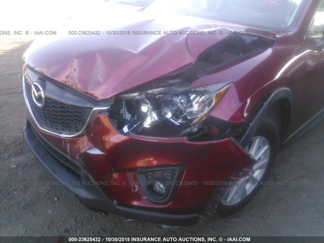 JM3KE2CEXD0122262 - 2013 MAZDA CX-5 TOURING RED photo 6