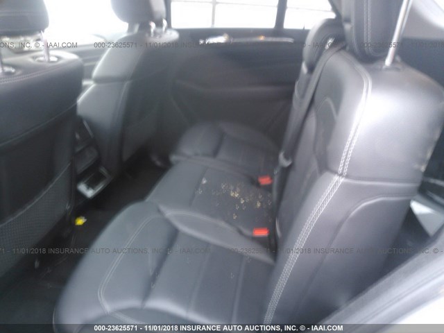 4JGDA5HBXCA016671 - 2012 MERCEDES-BENZ ML 350 4MATIC SILVER photo 8