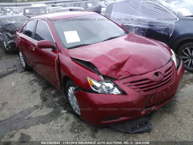 4T1BE46K27U091944 - 2007 TOYOTA CAMRY NEW GENERAT CE/LE/XLE/SE RED photo 1