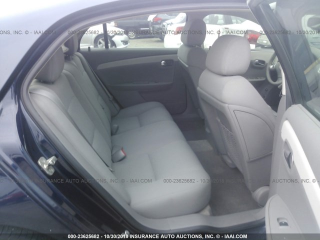 1G1ZH57B18F285216 - 2008 CHEVROLET MALIBU 1LT BLUE photo 8