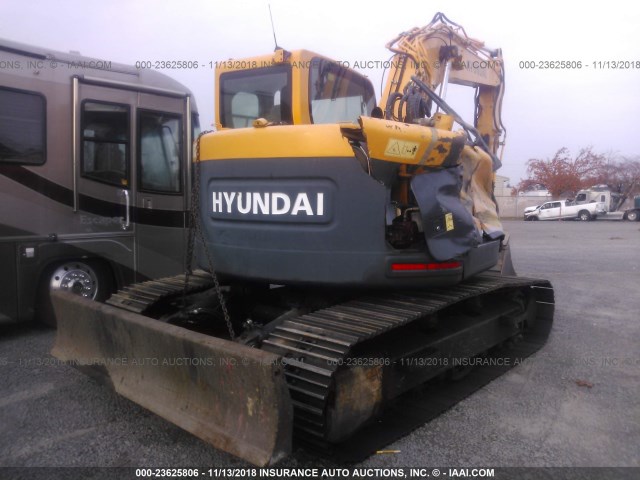 HHKHZ406CD0000968 - 2013 HYUNDAI R145LCRD-9  YELLOW photo 4