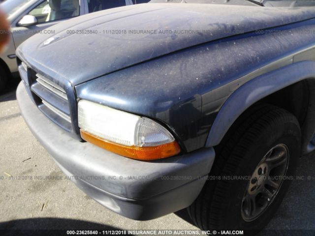 1D4HS38N23F622022 - 2003 DODGE DURANGO SPORT Dark Blue photo 6