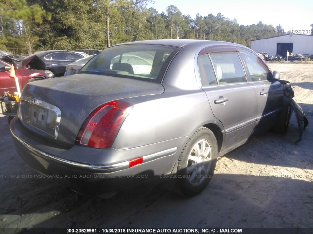 KNALD125475129921 - 2007 KIA AMANTI GRAY photo 4