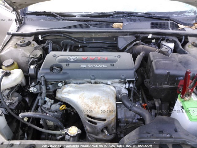 4T1BE32K25U015475 - 2005 TOYOTA CAMRY LE/XLE/SE GOLD photo 10