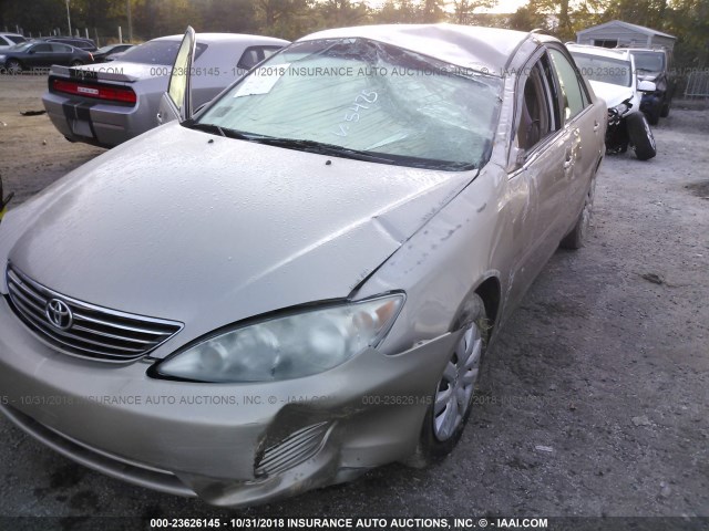 4T1BE32K25U015475 - 2005 TOYOTA CAMRY LE/XLE/SE GOLD photo 6