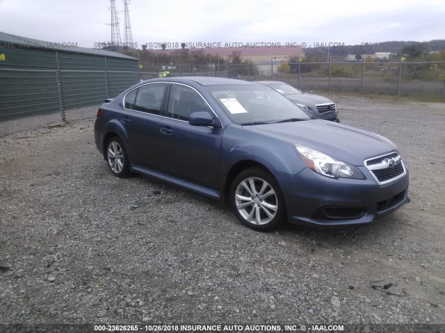 4S3BMBC64D3004985 - 2013 SUBARU LEGACY 2.5I PREMIUM BLUE photo 1