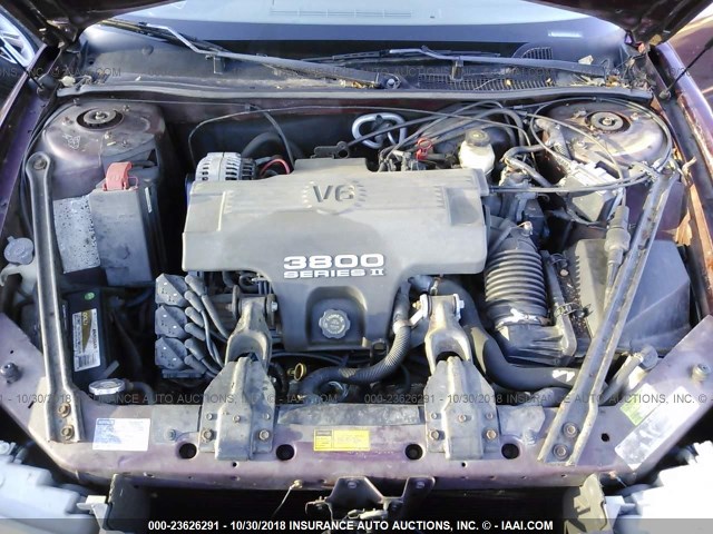 2G4WB52K4W1465082 - 1998 BUICK REGAL LS 栗色 照片 10