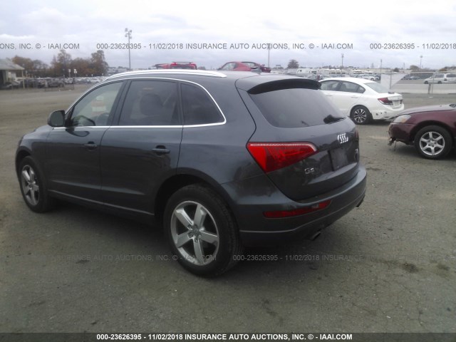 WA1LKAFP3AA009279 - 2010 AUDI Q5 PREMIUM PLUS GRAY photo 3