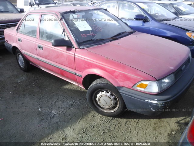 1NXAE92EXKZ025630 - 1989 TOYOTA COROLLA DLX RED photo 6