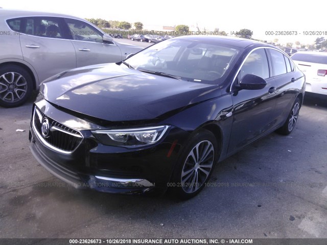 W04GP6SX0J1162398 - 2018 BUICK REGAL ESSENCE BLACK photo 2