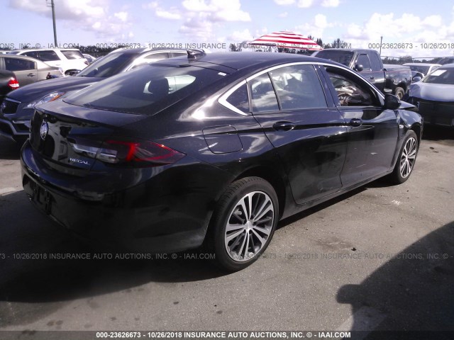 W04GP6SX0J1162398 - 2018 BUICK REGAL ESSENCE BLACK photo 4