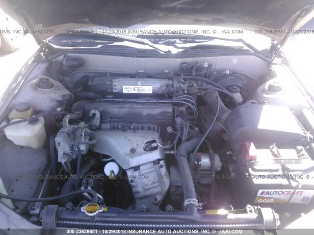 JT2BG12K7T0402538 - 1996 TOYOTA CAMRY DX/LE/XLE GOLD photo 10