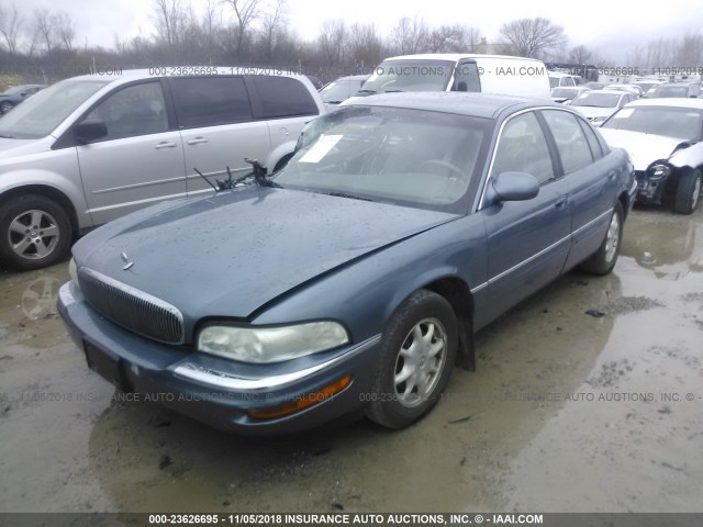 1G4CW54K414267507 - 2001 BUICK PARK AVENUE  Light Blue photo 2