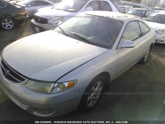 2T1CF22P5YC348654 - 2000 TOYOTA CAMRY SOLARA SE/SLE Gümüş foto 2