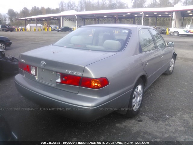 4T1BG22K21U027558 - 2001 TOYOTA CAMRY CE/LE/XLE 棕色 照片 4