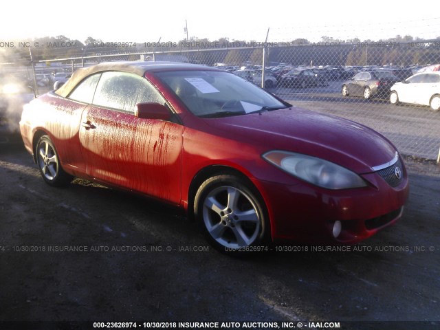 4T1FA38P86U079120 - 2006 TOYOTA CAMRY SOLARA SE/SLE წითელი ფოტო 1