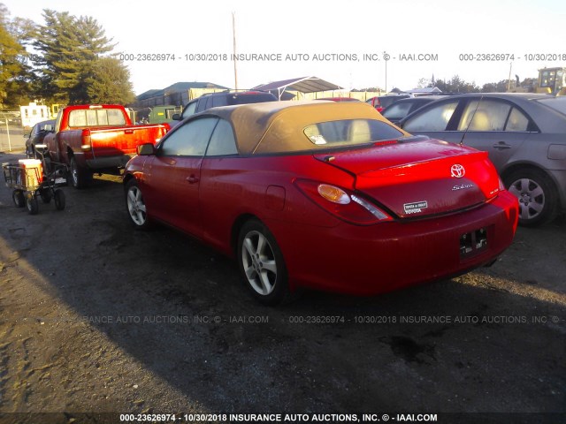 4T1FA38P86U079120 - 2006 TOYOTA CAMRY SOLARA SE/SLE წითელი ფოტო 3