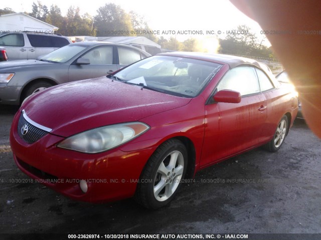 4T1FA38P86U079120 - 2006 TOYOTA CAMRY SOLARA SE/SLE წითელი ფოტო 6