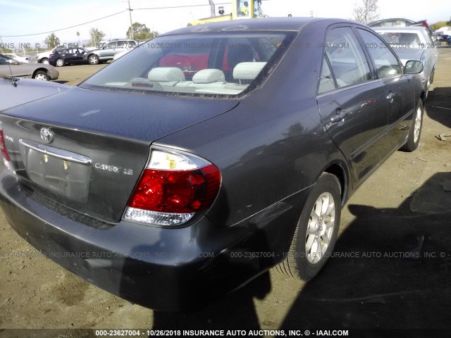 4T1BE32K45U510003 - 2005 TOYOTA CAMRY LE/XLE/SE GRAY photo 4
