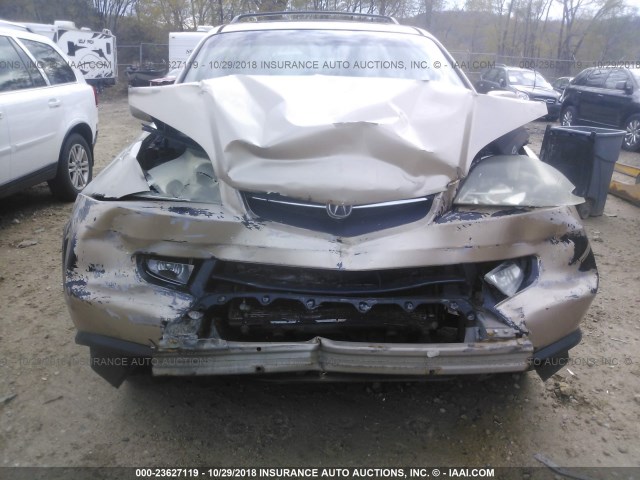2HNYD18632H520594 - 2002 ACURA MDX TOURING GOLD photo 6