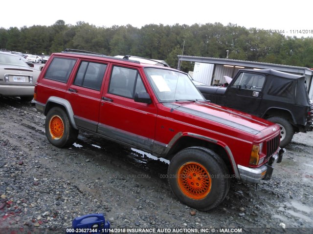 1J4FT78SXTL102824 - 1996 JEEP CHEROKEE COUNTRY RED photo 1
