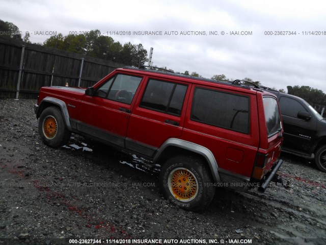 1J4FT78SXTL102824 - 1996 JEEP CHEROKEE COUNTRY RED photo 3