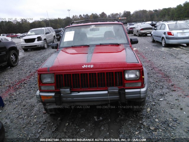 1J4FT78SXTL102824 - 1996 JEEP CHEROKEE COUNTRY RED photo 6