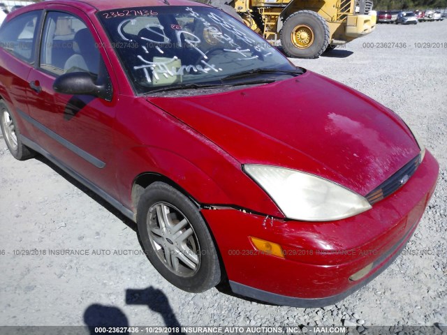 3FAFP3135YR183333 - 2000 FORD FOCUS ZX3 RED photo 6