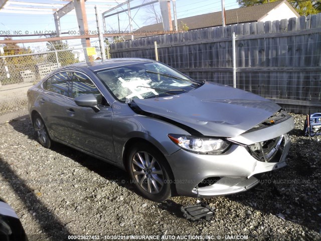 JM1GJ1U65E1147707 - 2014 MAZDA 6 SPORT SILVER photo 1