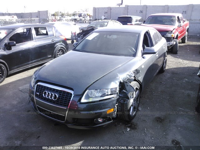 WAUEH74FX7N059654 - 2007 AUDI A6 S-LINE QUATTRO GRAY photo 2