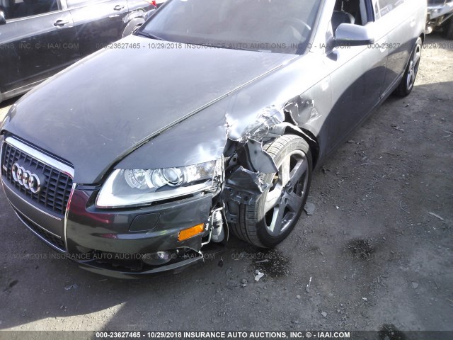 WAUEH74FX7N059654 - 2007 AUDI A6 S-LINE QUATTRO GRAY photo 6