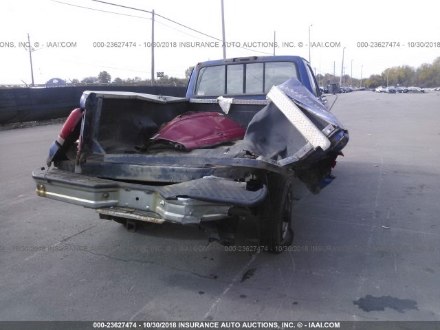 1FTHF36F0VEC53294 - 1997 FORD F350 BLUE photo 6