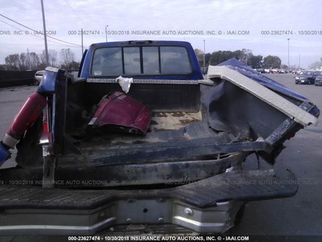 1FTHF36F0VEC53294 - 1997 FORD F350 BLUE photo 8