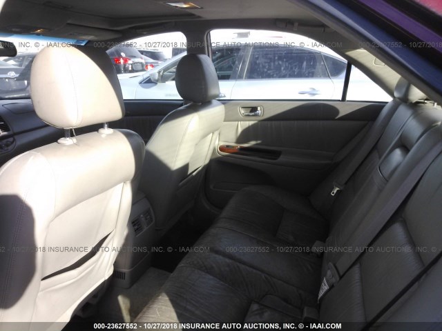 4T1BF30K63U040523 - 2003 TOYOTA CAMRY LE/XLE/SE RED photo 8