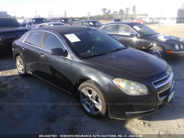 1G1ZH57B694207852 - 2009 CHEVROLET MALIBU 1LT BLACK photo 1