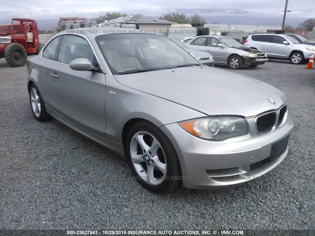 WBAUP735X9VK74588 - 2009 BMW 128 I SILVER photo 1