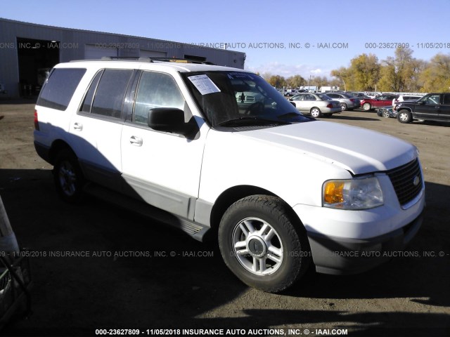 1FMPU16L33LB58843 - 2003 FORD EXPEDITION XLT WHITE photo 1