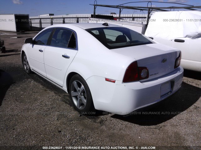 1G1ZC5EU6CF138224 - 2012 CHEVROLET MALIBU 1LT 白色 照片 3