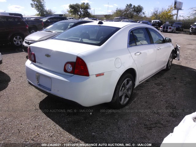 1G1ZC5EU6CF138224 - 2012 CHEVROLET MALIBU 1LT 白色 照片 4