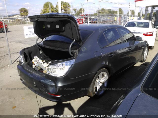 WBANU53509C119271 - 2009 BMW 528 I GRAY photo 4