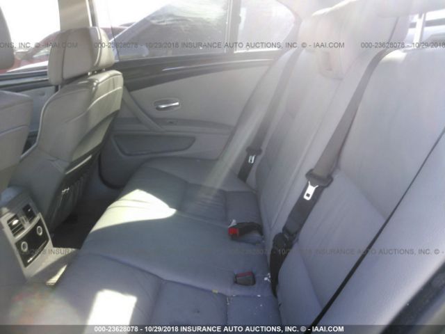 WBANU53509C119271 - 2009 BMW 528 I GRAY photo 8