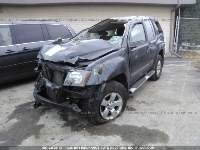 5N1AN0NW0DN817427 - 2013 NISSAN XTERRA X/S/PRO-4X GRAY photo 2