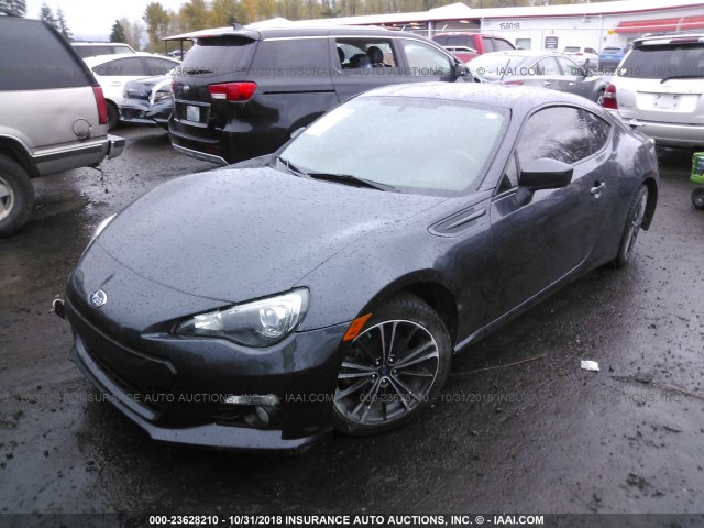 JF1ZCAC13E9605079 - 2014 SUBARU BRZ 2.0 LIMITED GRAY photo 2